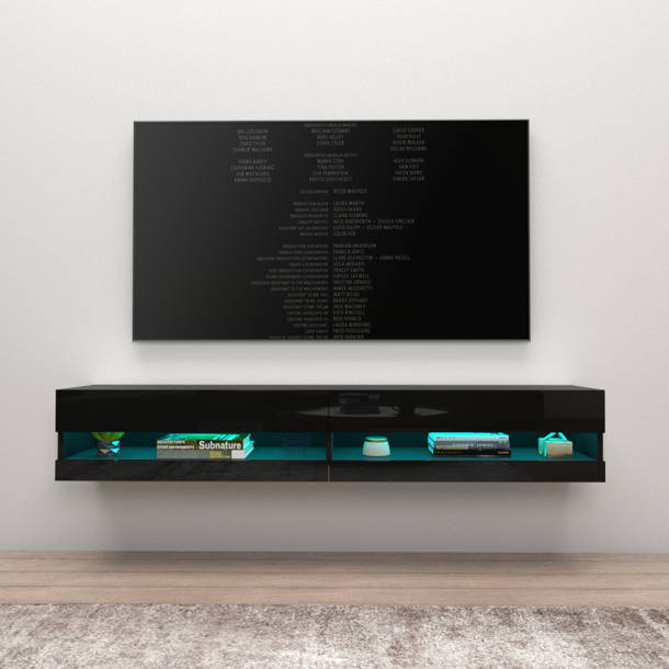Orren Ellis Floating Milano TV Stand for TVs up to 90" & Reviews